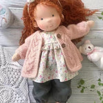 Creative Play | Handmade Waldorf Doll with Soft Fabric & Premium Mohair | Unique Toy for Imaginative Adventures 16