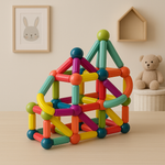 Creative STEM | Magnetic Building Blocks Set with Durable Pieces | Fun Educational Toy for Kids 0