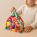 Creative STEM | Magnetic Building Blocks Set with Durable Pieces | Fun Educational Toy for Kids 3