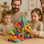 Creative STEM | Magnetic Building Blocks Set with Durable Pieces | Fun Educational Toy for Kids 4
