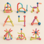 Creative STEM | Magnetic Building Blocks Set with Durable Pieces | Fun Educational Toy for Kids 6