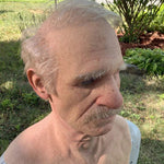 Creepy Old Man Halloween Mask | Realistic Scary Mask with Movable Mouth | Perfect for Parties and Cosplay 2
