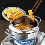 Crispy Chef | Electric Deep Fryer with Integrated Thermometer & Draining Rack | Stainless Steel Design for Perfectly Fried Meals 1