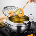 Crispy Chef | Electric Deep Fryer with Integrated Thermometer & Draining Rack | Stainless Steel Design for Perfectly Fried Meals 4