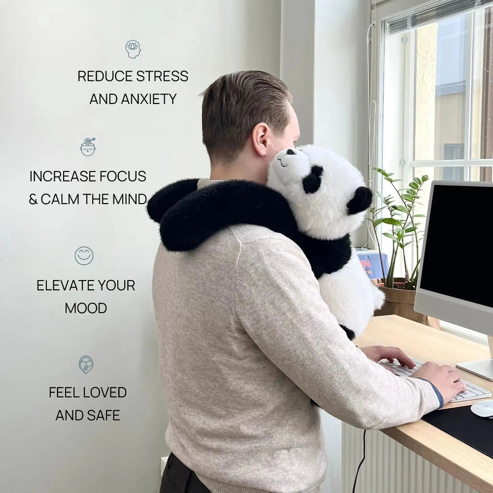 Cuddle Companion | Hugging Pillow with Extended Arms | Ultra-Soft Faux Fur for Stress Relief and Comfort 7