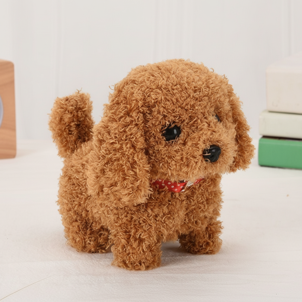Cuddly Interactive Plush Dog Toy with Lifelike Motion & Sounds for Kids 4