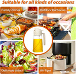 Culinary Essentials | 2-in-1 Olive Oil Spray Dispenser with Adjustable Mist | Perfect for Healthy Cooking 4