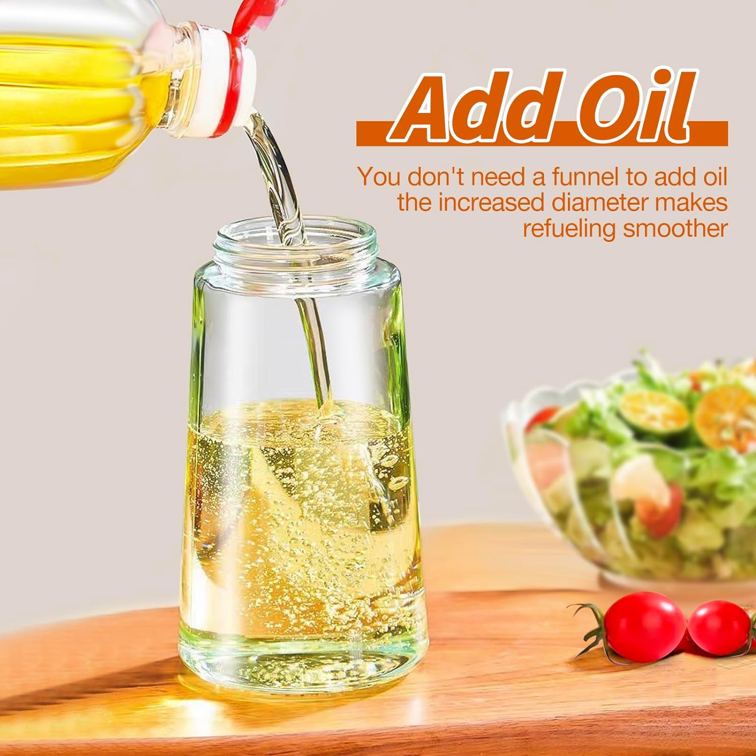 Culinary Essentials | 2-in-1 Olive Oil Spray Dispenser with Adjustable Mist | Perfect for Healthy Cooking 7