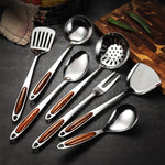 Culinary Essentials | Stainless Steel Kitchen Utensils Set with Ergonomic Handles | Durable Tools for Professional Cooking 0