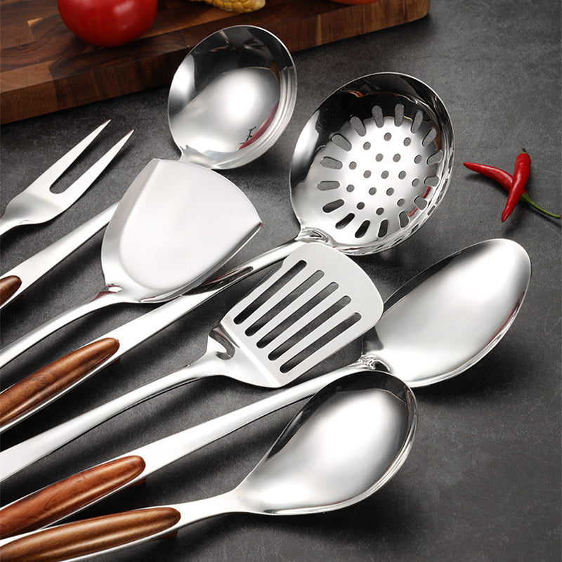 Culinary Essentials | Stainless Steel Kitchen Utensils Set with Ergonomic Handles | Durable Tools for Professional Cooking 4