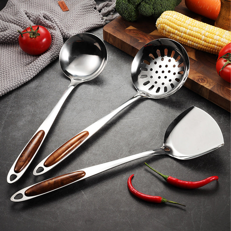 Culinary Essentials | Stainless Steel Kitchen Utensils Set with Ergonomic Handles | Durable Tools for Professional Cooking 5