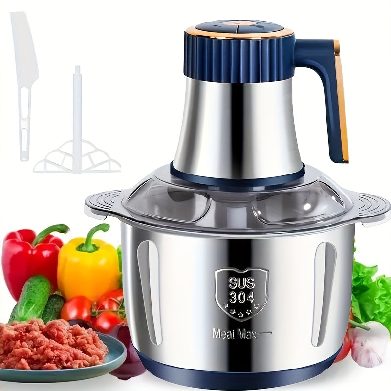 Culinary Master | Stainless Steel Food Processor with 5000 RPM Motor | 5L Capacity for Efficient Meal Prep 0