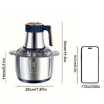 Culinary Master | Stainless Steel Food Processor with 5000 RPM Motor | 5L Capacity for Efficient Meal Prep 1