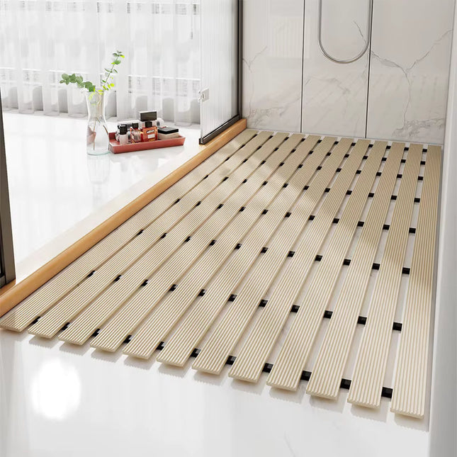 Customizable Non-Slip Shower Mat with Quick Drainage Grooves | Safe Bathing Solution for Every Shower 0