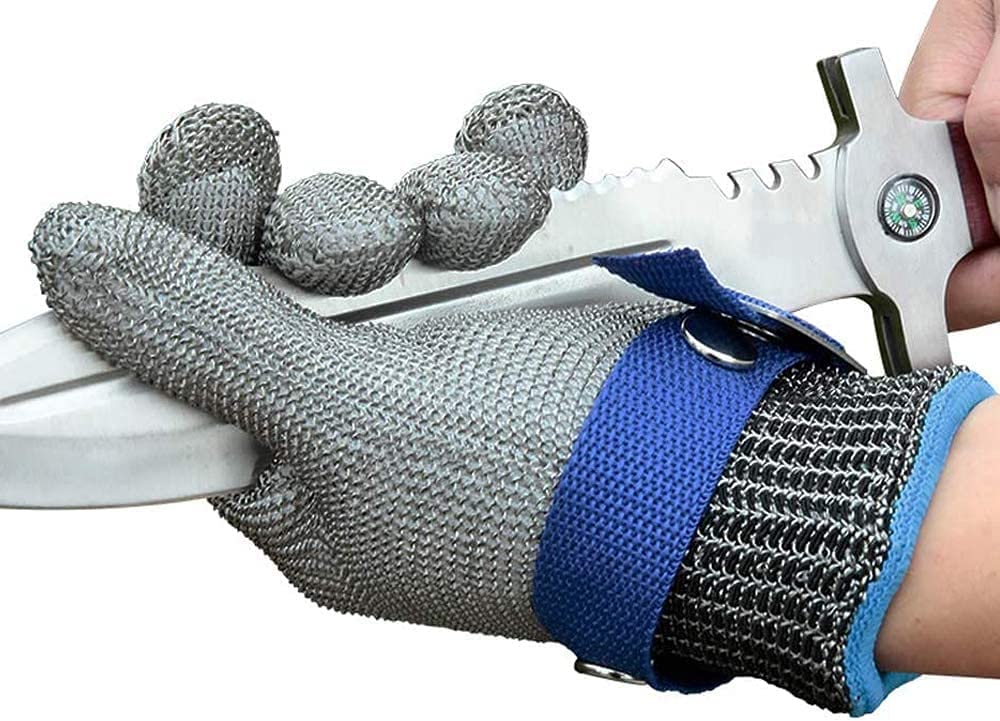 Cut-Resistant Stainless Steel Mesh Glove | Ergonomic Design for Kitchen Safety and Comfort 5