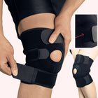 Knee Support Brace for Meniscus, Adjustable Open Patella Brace with Elastic Straps, Knee Stabilizer for Sports
