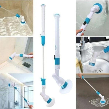 Electric Scrub Brush, Cordless Electric Spin Scrubber with Extendable Handle, Shower Scrubber, Bathroom Cleaning Brush