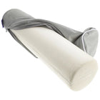 Neck Strain Pillow, Memory Foam Neck Pillow with Cotton Cover, Neck Roll Pillow for Cervical Spine Alignment