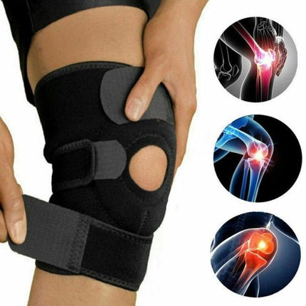 Knee Support Brace for Meniscus, Adjustable Open Patella Brace with Elastic Straps – image 10