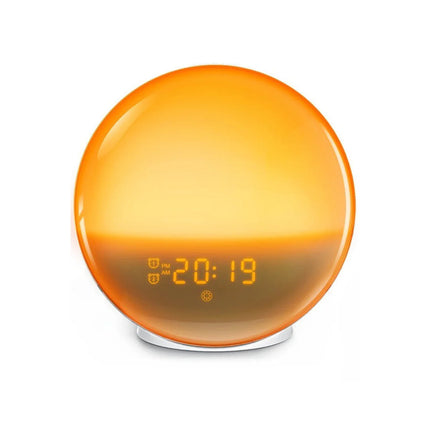 Sunrise Alarm Clock, Wake Up Light Alarm Clock with Nature Sounds, Smart Alarm Clock with FM Radio