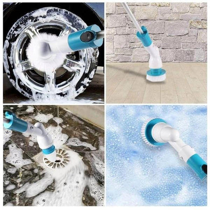 Electric Scrub Brush, Cordless Electric Spin Scrubber with Extendable Handle