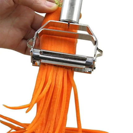 Julienne Peeler and Vegetable Slicer, Dual Blade Peeler for Wide Strips