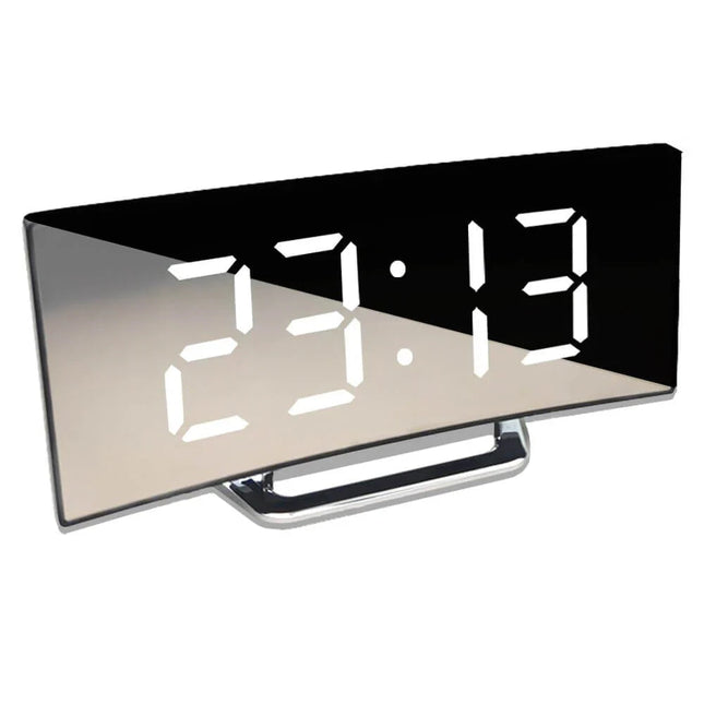 LED Digital Clock with USB Port for Bedside Use