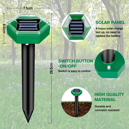Snake Repellent for Yard, Gopher and Vole Repeller