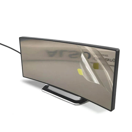 Digital Alarm Clock with Curved Mirror Display – image 4