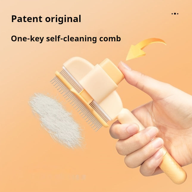 Dog Flea Comb, Self Cleaning Cat Flea Comb