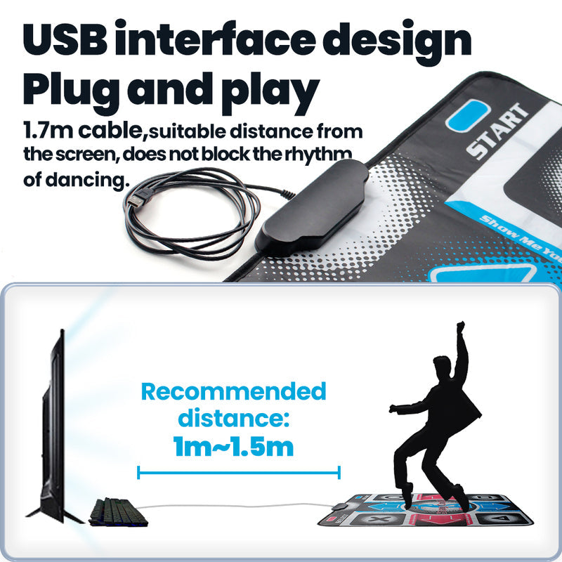 Dance Mat | Interactive Fitness Game Mat with Multiple Modes | Fun Activity for All Ages 4