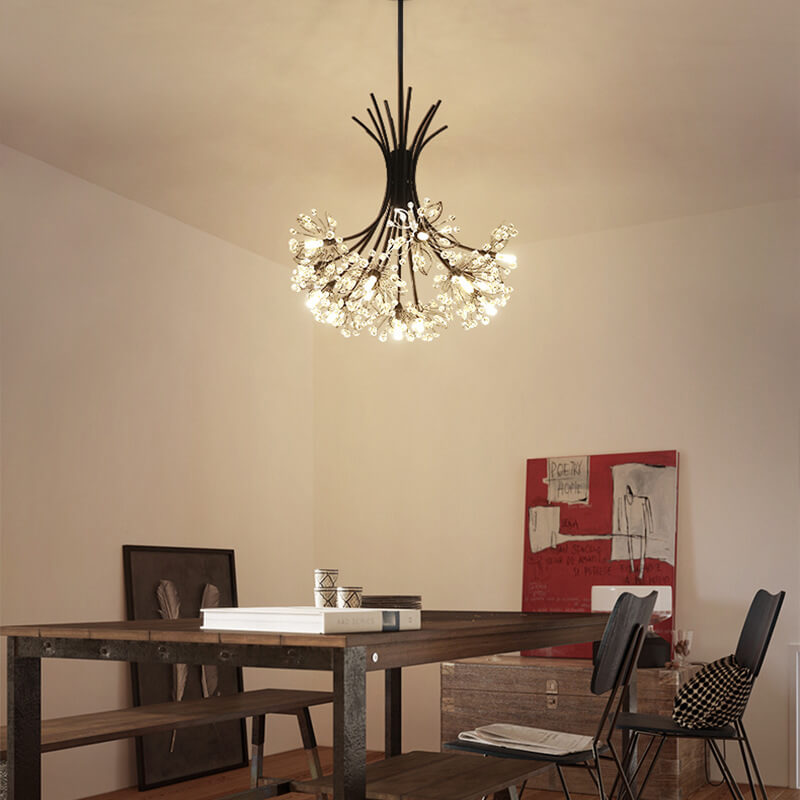 DandelionGlow | Elegant Modern Crystal LED Chandelier Light Fixture 0
