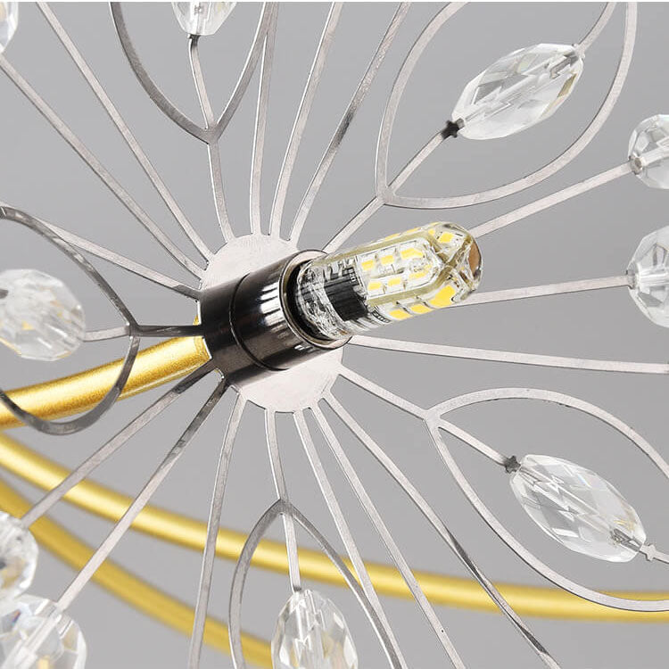 DandelionGlow | Elegant Modern Crystal LED Chandelier Light Fixture 10