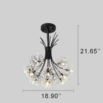 DandelionGlow | Elegant Modern Crystal LED Chandelier Light Fixture 7