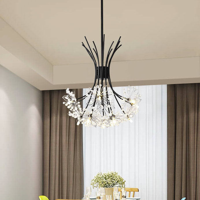 DandelionGlow | Elegant Modern Crystal LED Chandelier Light Fixture 9