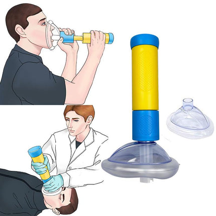 Choking Rescue Device, Anti Choking Device with Face Mask and Plunger