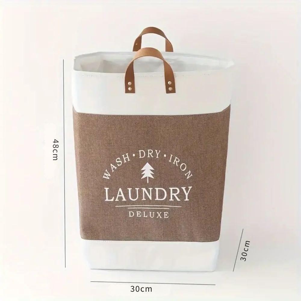 Deluxe Laundry Basket with Stylish Handles | Space-Saving Storage Solution for Organized Living 4