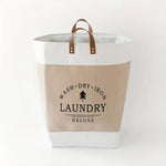 Deluxe Laundry Basket with Stylish Handles | Space-Saving Storage Solution for Organized Living 8