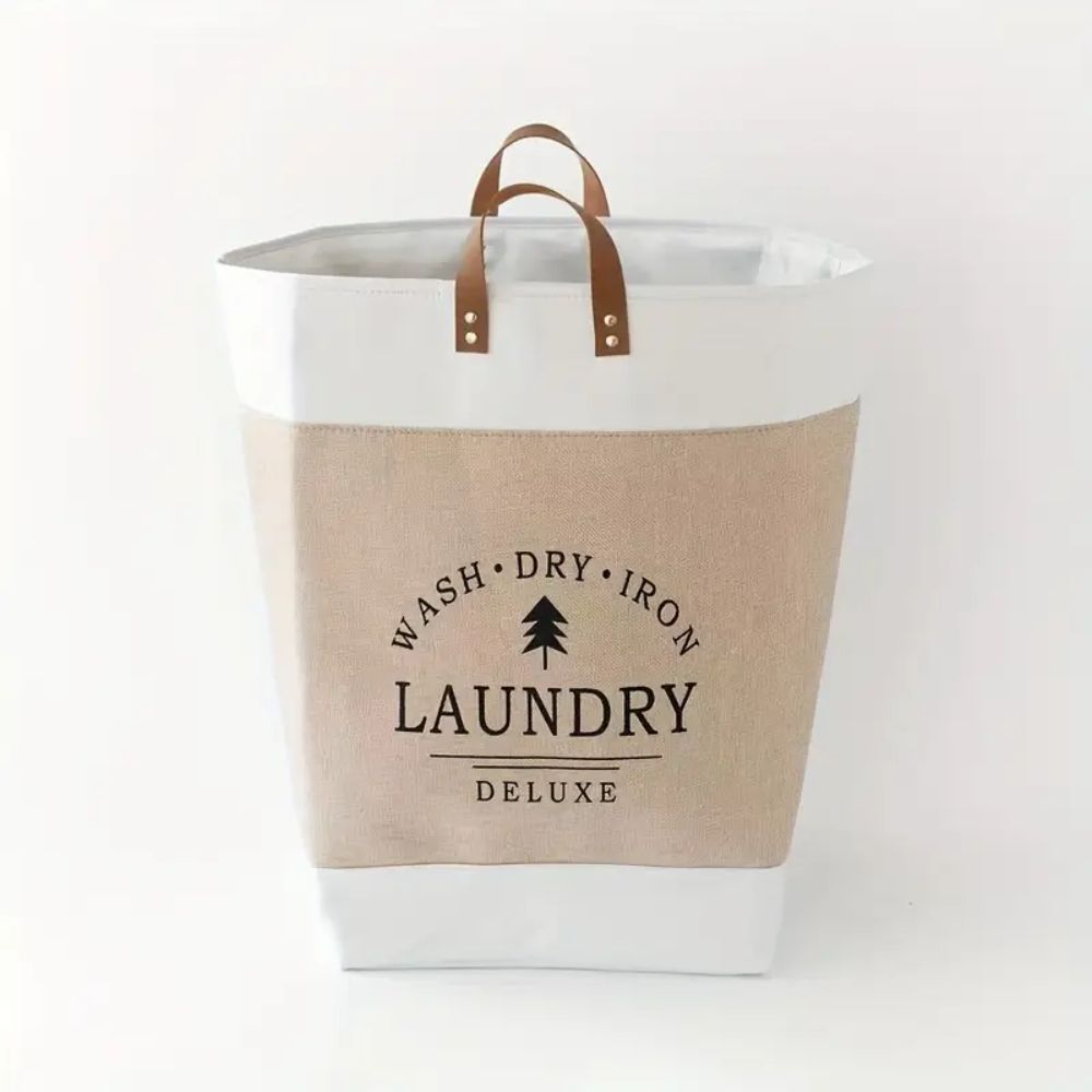 Deluxe Laundry Basket with Stylish Handles | Space-Saving Storage Solution for Organized Living 8