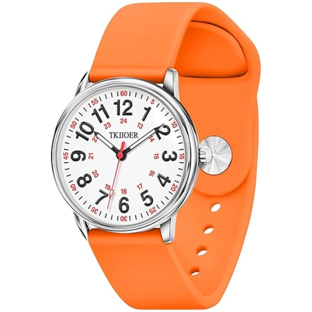 Denny | Waterproof Nurses Watch with Luminous Dial & Military Time | Reliable Timekeeping for Healthcare Professionals 8