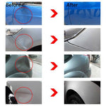 Tuzwa Adjustable Dent Puller Tool – Car Dent Repair Tool with Soft Silicone Base, 18 Glue Tabs & Adjustable Height/Width for Metal Surfaces