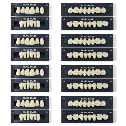 Dental Acrylic Resin Teeth Set | 112 Pcs Realistic Dentures for Natural Smiles 9