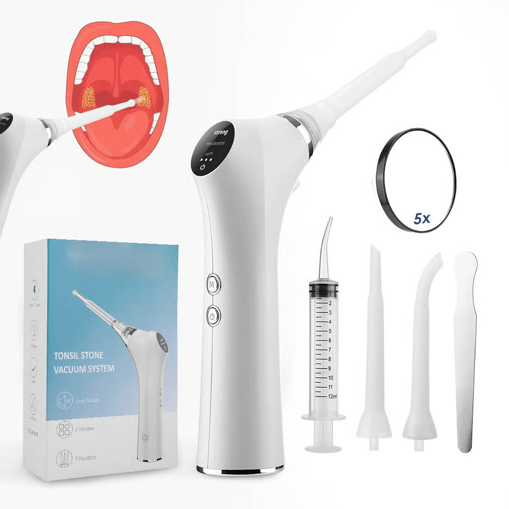 Dental Care System | Smart Rechargeable Cleaning Tool with LED Light | Adjustable Suction for Optimal Oral Hygiene 6