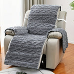 Diamond Pattern Recliner Slipcover with Quilted Design | Stylish Protection for Your Recliner 1