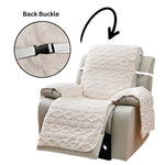 Diamond Pattern Recliner Slipcover with Quilted Design | Stylish Protection for Your Recliner 3