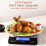 Digital Kitchen Scale | High Sensitivity Sensors for Accurate Measurements | Sleek Stainless Steel Design for Effortless Cooking 5