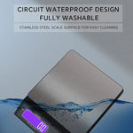 Digital Kitchen Scale | Waterproof Stainless Steel Tool with LCD Display | Precision Weighing for Cooking and Baking 5
