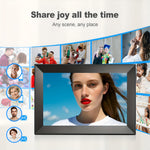 Digital Photo Frame | WiFi Touchscreen HD Display with Slideshow Mode | Instant Photo Sharing for Home Decor 3