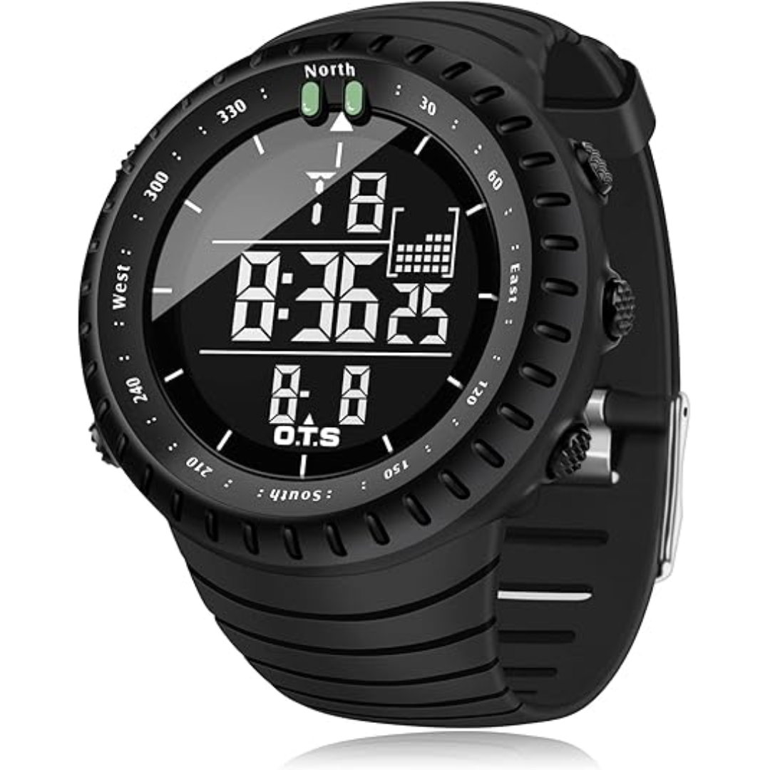 Digital Sports Watch | Waterproof & Shock-Resistant Design with LED Backlight | Ideal for Active Lifestyles 0