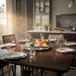 Dining Essentials | Lazy Susan Serving Stand with 360° Rotation | Versatile Design for Effortless Access 5